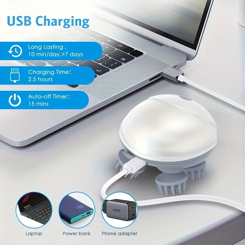 Rechargeable Pet Massager – Cat Relaxation Device