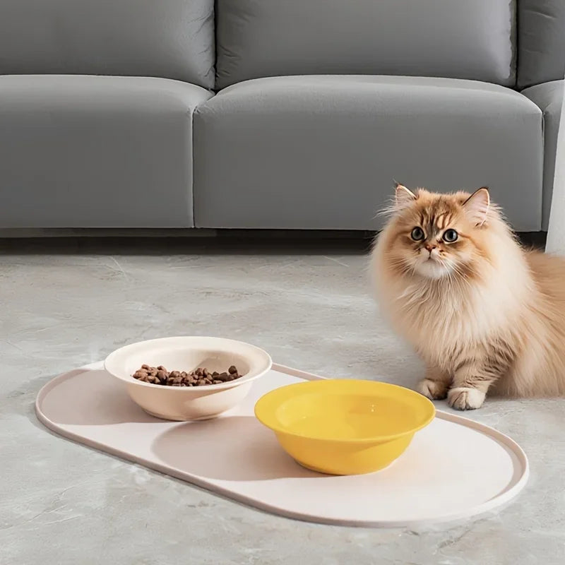 Non-Slip Cat Feeding Mat – Waterproof & Easy to Clean