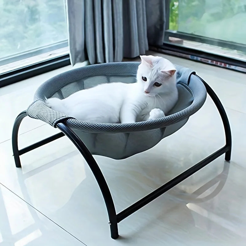 Soft Plush Detachable Cat Bed – Cozy Sleeping Nest for Cats