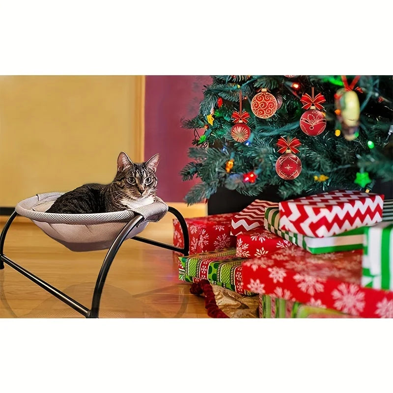 Soft Plush Detachable Cat Bed – Cozy Sleeping Nest for Cats